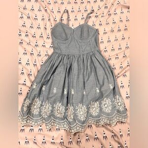 Light blue mini dress